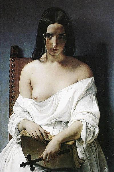 Francesco Hayez La Meditazione China oil painting art